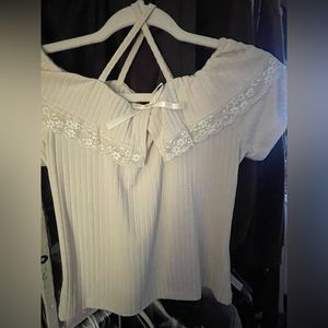 off the shoulder top